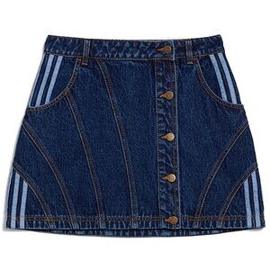 ADIDAS ORIGINALS X IVY PARK DENIM SKIRT - DARK DENIM